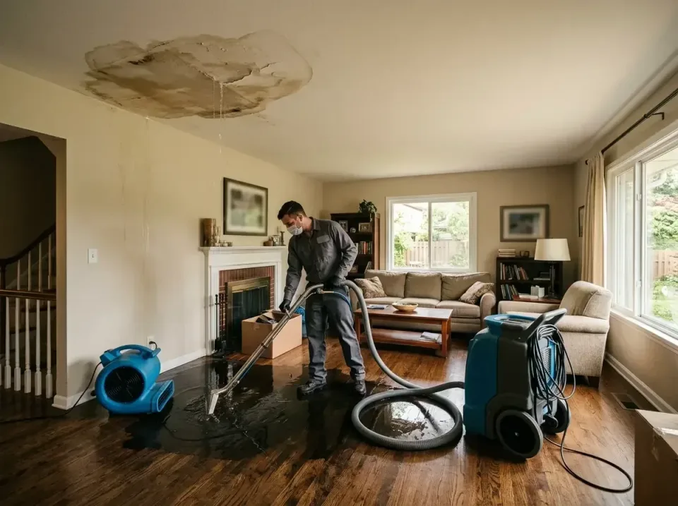 attic-pipe-burst-ceiling-drip-008 — frequently asked questions, Water Damage Restoration & Carpet Care in Flora, IL